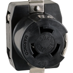 Marinco 6370CR Locking Receptacle 50A 125V 3P3W | Blackburn Marine Dock & Marine Shore Power